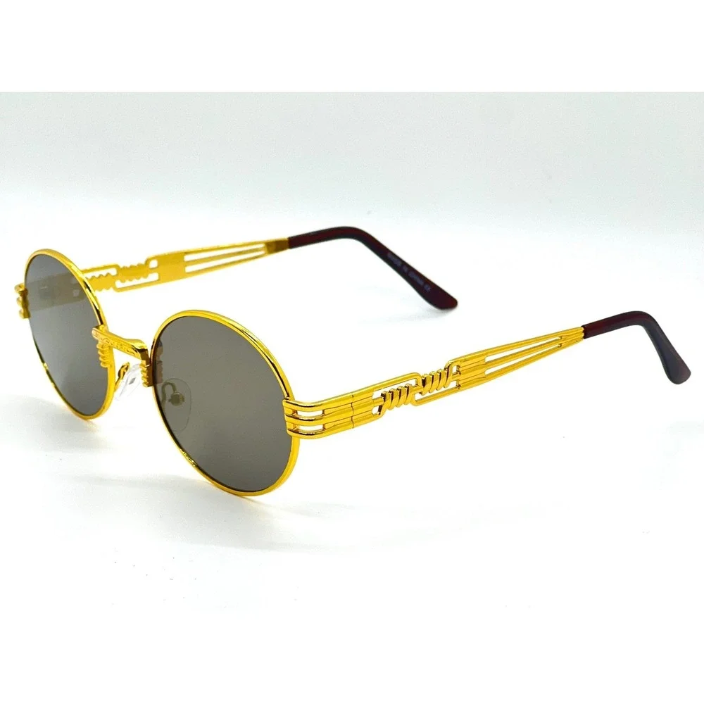 Fashion Sunglasses Vintage Gold Mirror Lens Sun Glasses OUtdoor Festival‎ Style